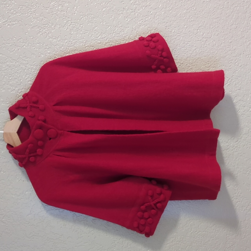 Red 100%wool jacket